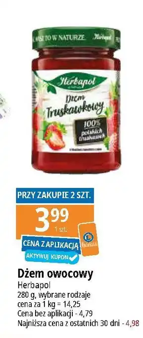 E.Leclerc Dżem truskawkowy Herbapol oferta