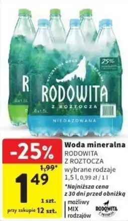 Intermarche Woda mineralna oferta