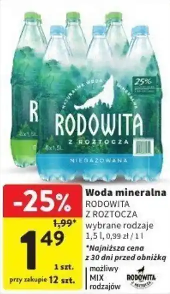 Intermarche Woda mineralna oferta