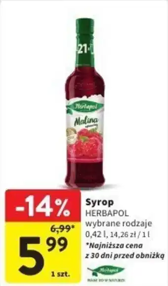 Intermarche Syrop oferta