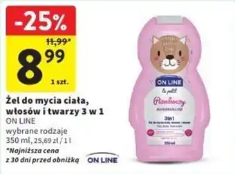 Intermarche Żel do mycia ciała, włosów i twarzy 3 w 1 oferta