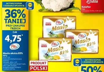 Lidl Masło ekstra 83% oferta