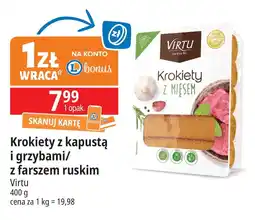 E.Leclerc Krokiety z kapustą i grzybami Virtu oferta