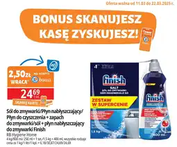 E.Leclerc Zestaw do zmywarek sól+ nabłyszczacz Finish Professional oferta