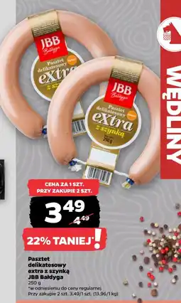 Netto Pasztet delikatesowy extra z szynką Jbb bałdyga oferta