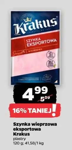 Netto Szynka eksportowa Krakus animex oferta