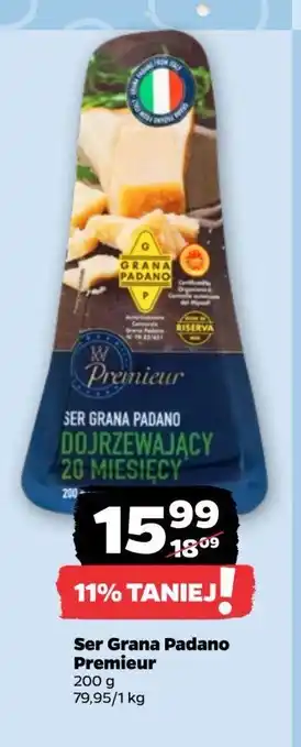 Netto Ser dojrzewający 20 miesięcy Grana padano oferta