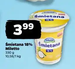 Netto Śmietana 18% Miletto oferta