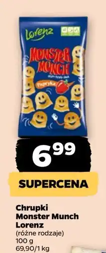 Netto Chrupki paprykowe Lorenz monster munch oferta