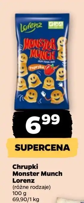 Netto Chrupki paprykowe Lorenz monster munch oferta