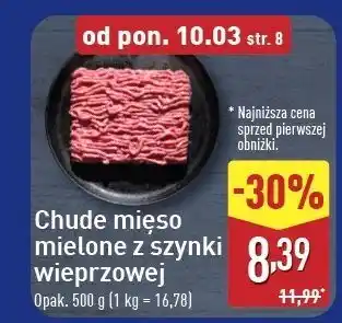 ALDI Mięso mielone chude z szynki wieprzowej oferta