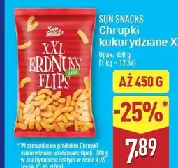 ALDI Chrupki kukurydziano-orzechowe Sun Snacks oferta