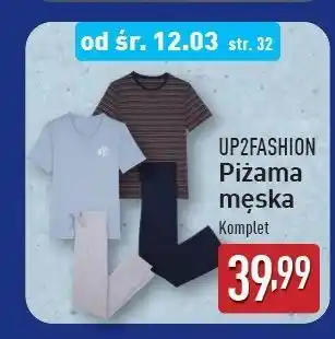 ALDI Pizama męska Up2Fashion oferta