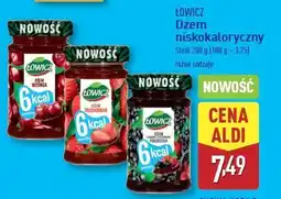 ALDI Dżem czarna porzeczka 6kcal Łowicz oferta