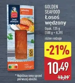 ALDI Łosoś wędzony naturalny Golden Seafood oferta