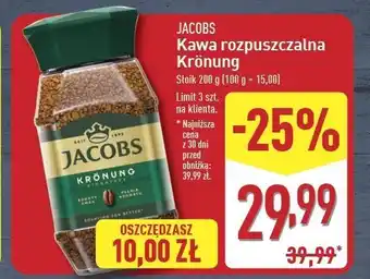 ALDI Kawa Jacobs Kronung oferta