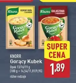 ALDI Gulaszowa z makaronem Knorr Gorący Kubek oferta