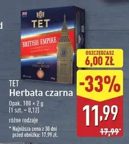 ALDI Herbata Tet British Empire oferta