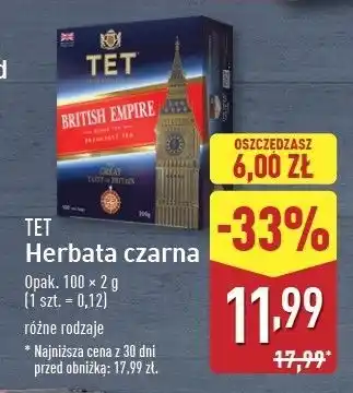 ALDI Herbata Tet British Empire oferta