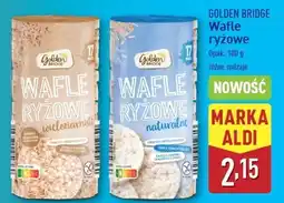 ALDI Wafle ryżowe wieloziarniste Golden Bridge oferta