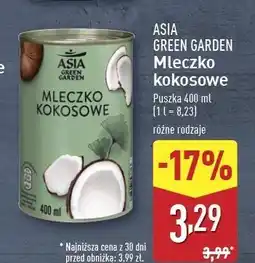 ALDI Mleczko kokosowe Asia Green Garden oferta