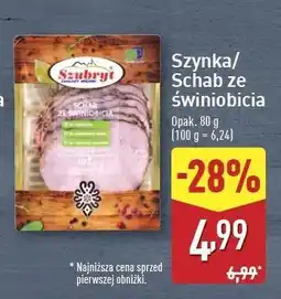 ALDI Schab ze świniobicia Szubryt oferta