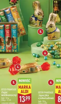 ALDI Figurki czekoladowe zajączki Oster Phantasie oferta