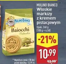 ALDI Ciastka baiocchi pistacjowe Mulino Bianco oferta