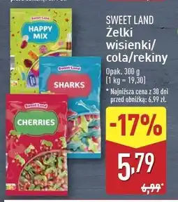 ALDI Żelki cherries Sweetland oferta