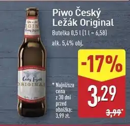 ALDI Piwo Tenczyn Cesky Lezak oferta