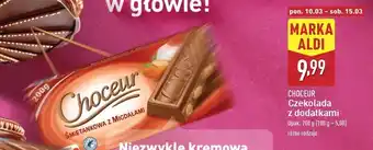 ALDI Czekolada śmietankowa z migdałami Choceur oferta