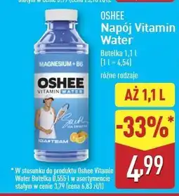 ALDI Napój magnez+b6 Oshee Vitamin Water oferta