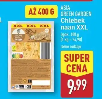 ALDI Chlebek naan Asia Green Garden oferta