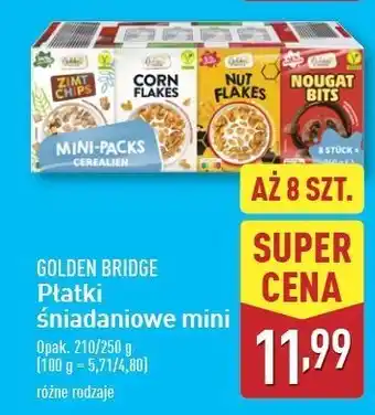 ALDI Płatki śniadaniowe mini mix Golden Bridge oferta