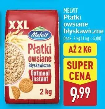 ALDI Płatki owsiane błyskawiczne Melvit oferta