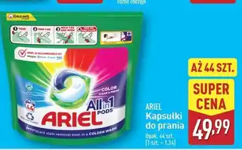 ALDI Kapsułki do prania color Ariel All In 1 oferta