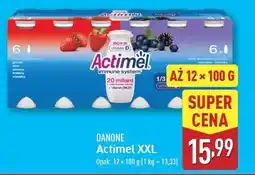 ALDI Jogurt truskawkowy + jeżynowo-jagodowy Danone Actimel oferta