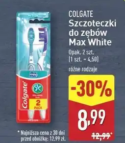 ALDI Szczoteczka do zębow średnia Colgate Max White oferta