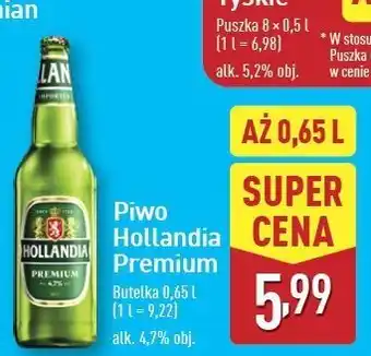 ALDI Piwo Hollandia oferta