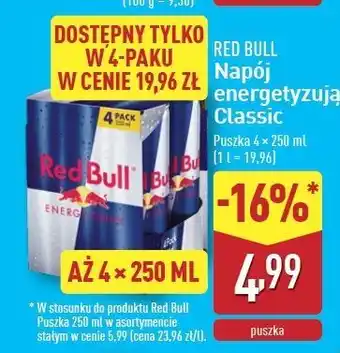 ALDI Napój energetyczny Red Bull oferta