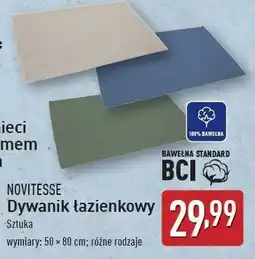 ALDI Dywanik łazienkowy 50 x 80 cm Novitesse oferta