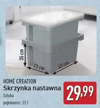 ALDI Skrzynka nastawna 22 l Home Creation oferta