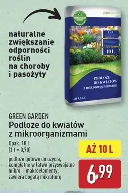 ALDI Podłoże do kwiatów z mikroorganizmami Green Garden (Ogród) oferta