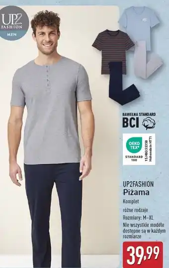 ALDI Piżama męska m-xl Up2Fashion oferta