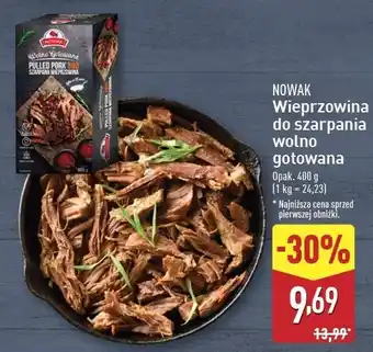 ALDI Wieprzowina do szarpania wolno gotowana Nowak oferta