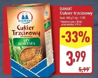 ALDI Cukier trzcinowy nierafinowany dry demerara Diamant oferta