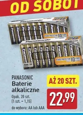 ALDI Bateria everyday lr6 Panasonic oferta