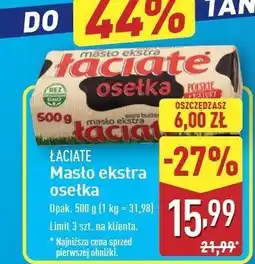 ALDI Masło ekstra osełka Łaciate oferta