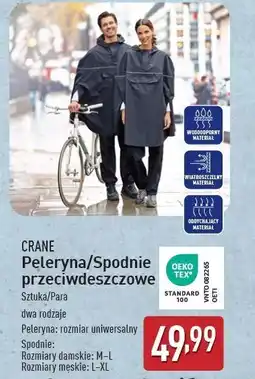 ALDI Spodnie przeciwdeszczowe s-l Crane oferta