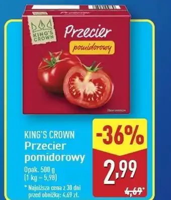 ALDI Przecier pomidorowy King's Crown (Aldi) oferta